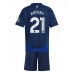 Manchester United Antony #21 Bortedraktsett Barn 2024-25 Kortermet (+ Korte bukser)